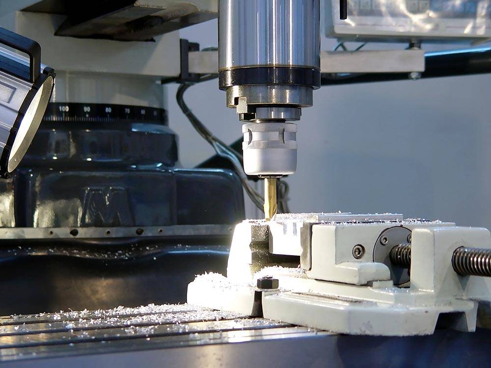An industrial background machine work Machine mechanism